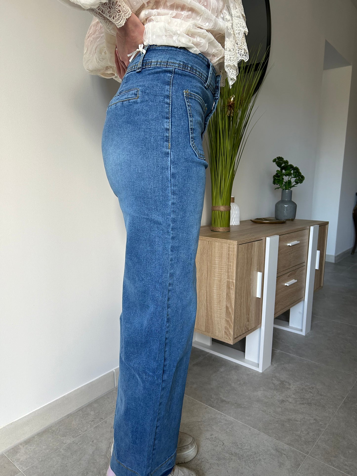 Jean taille haute Leon