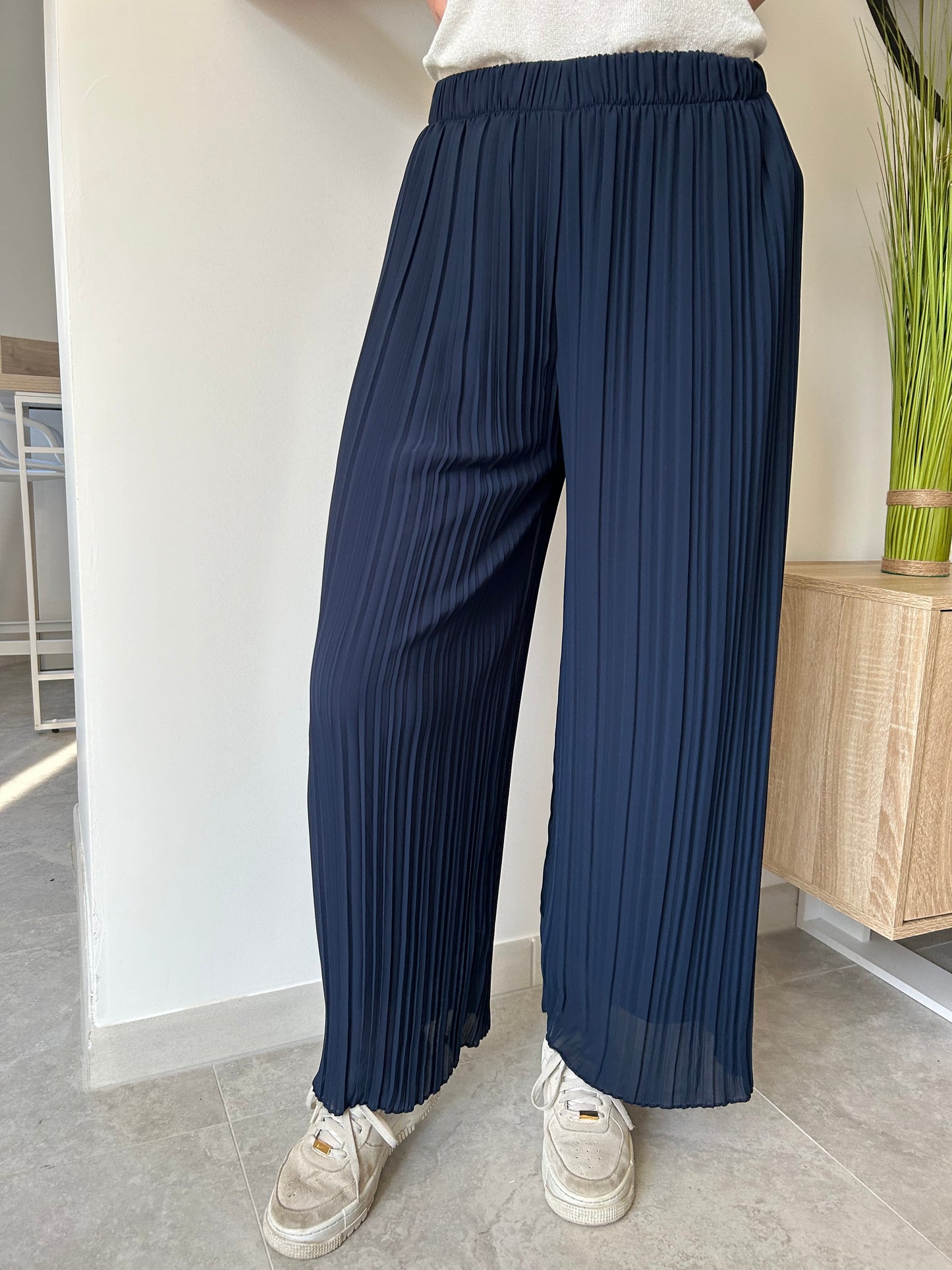 Pantalon fluide marine Romy