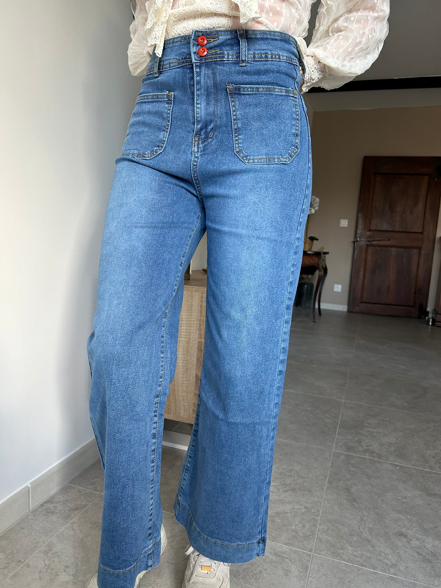 Jean taille haute Leon