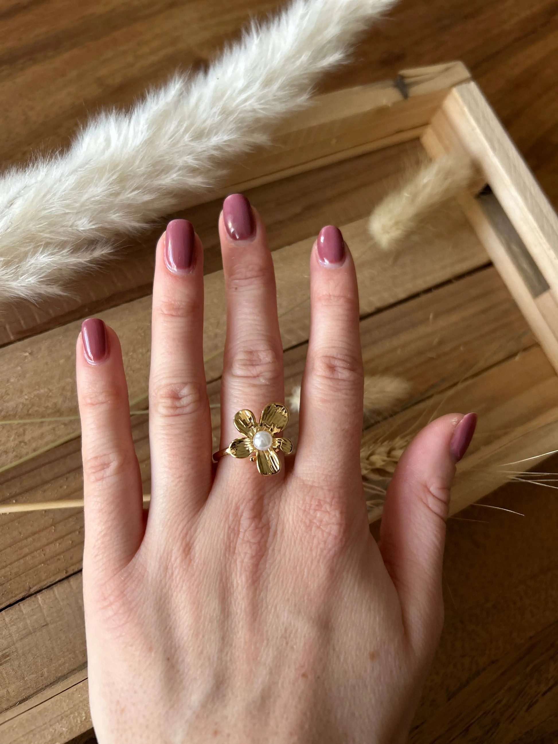 Bague Fleur Ma boutique