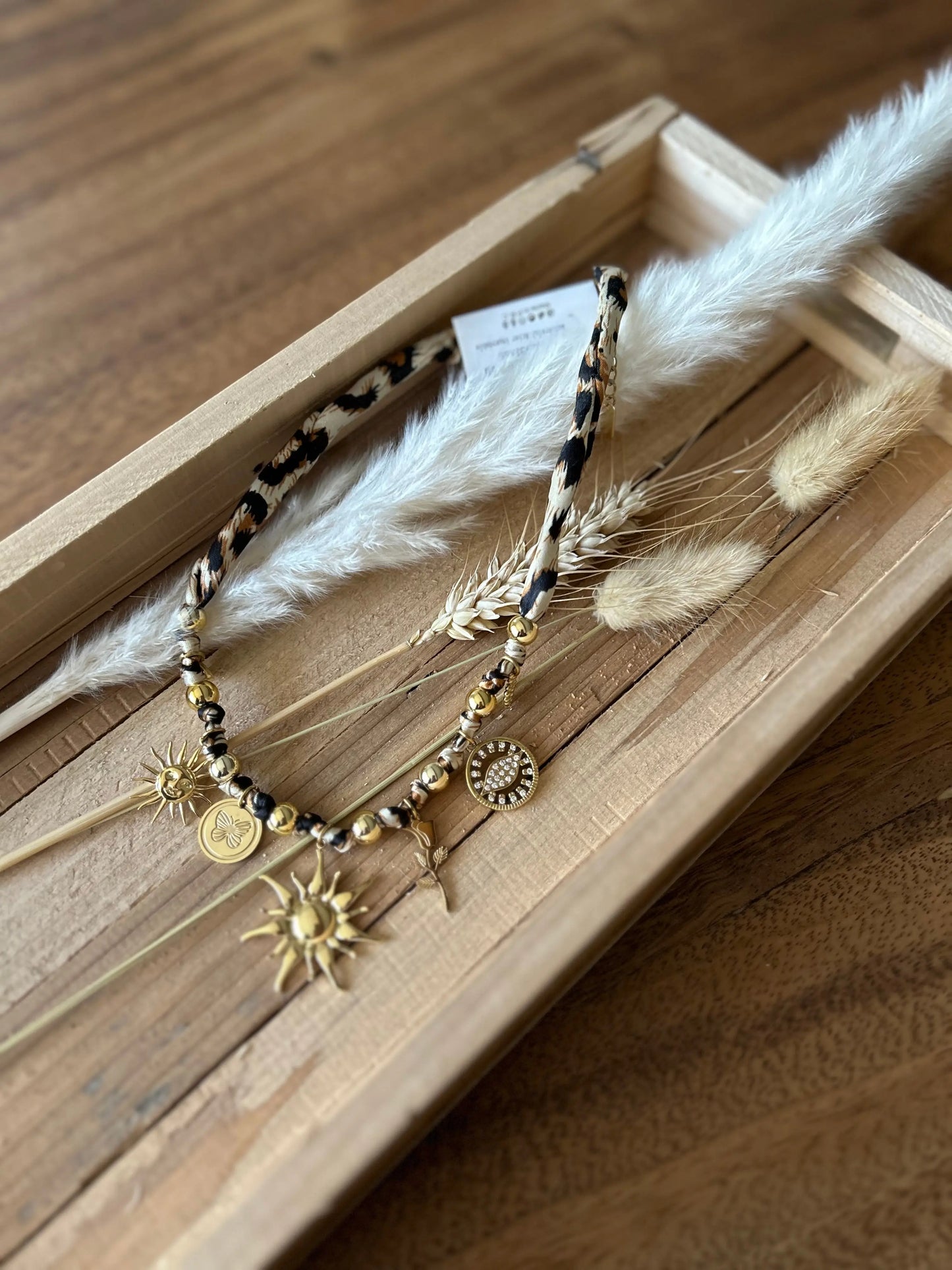 Collier tissu Solia Ma boutique