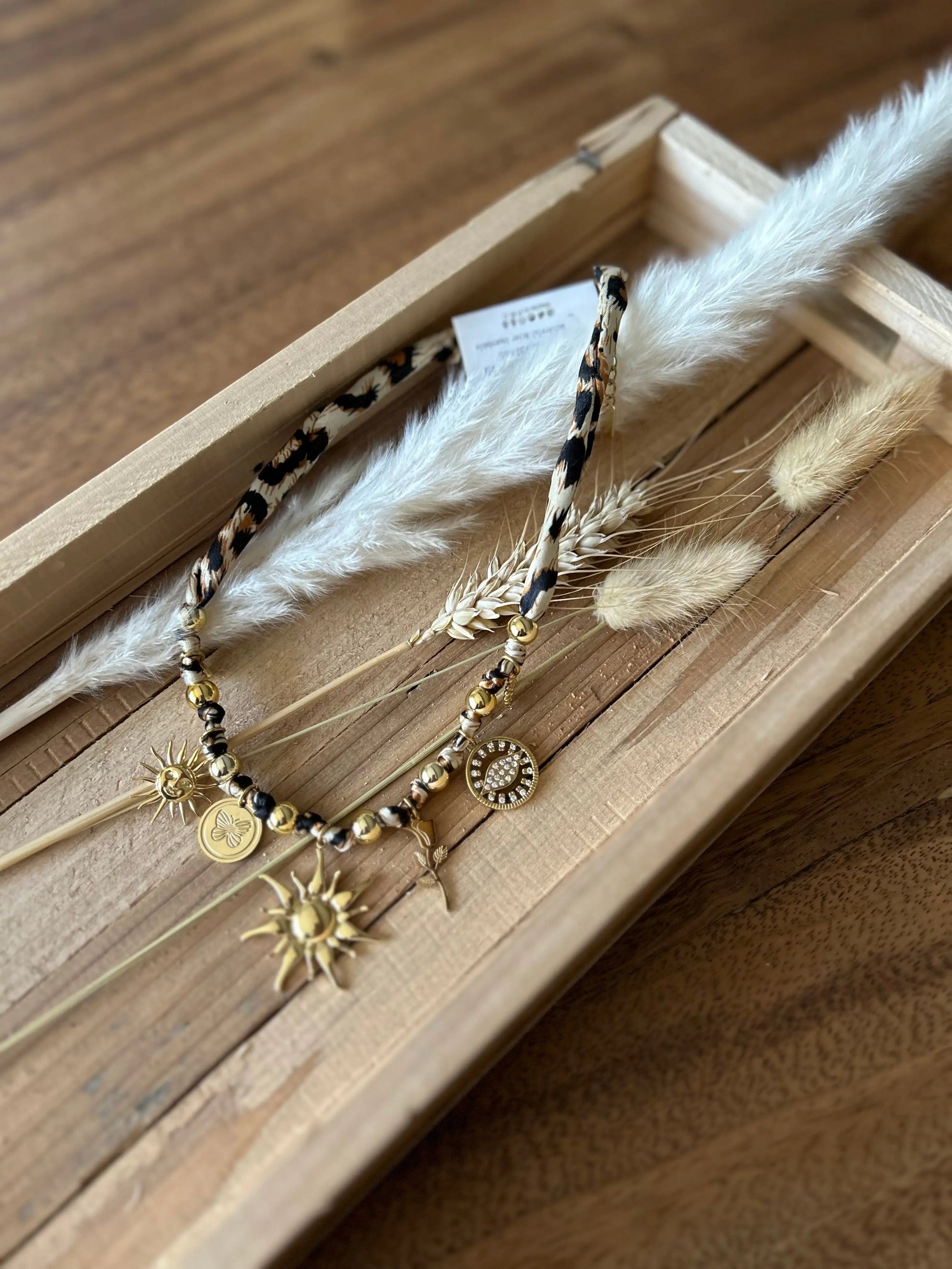 Collier tissu Solia Ma boutique