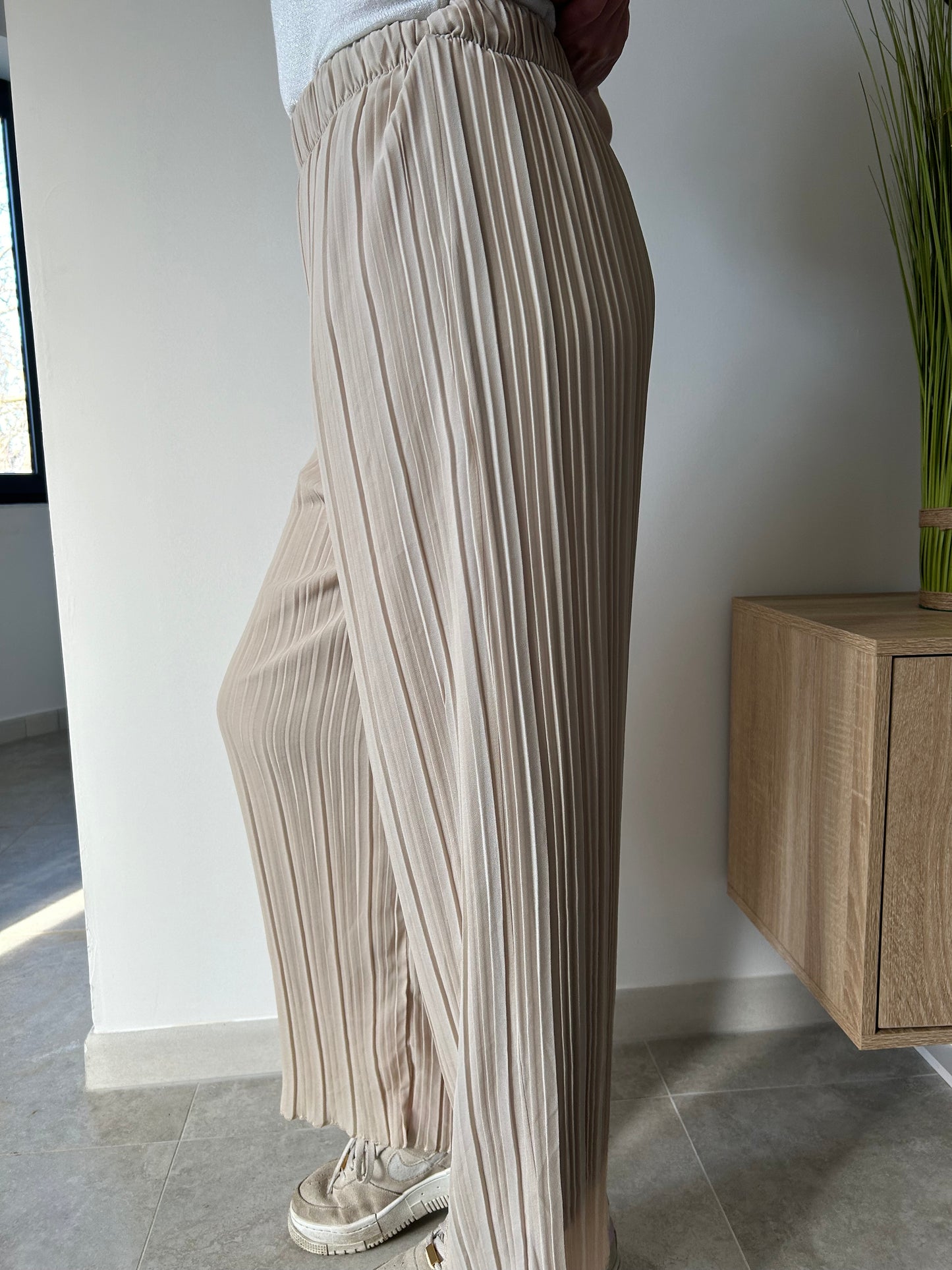 Pantalon  fluide beige Romy
