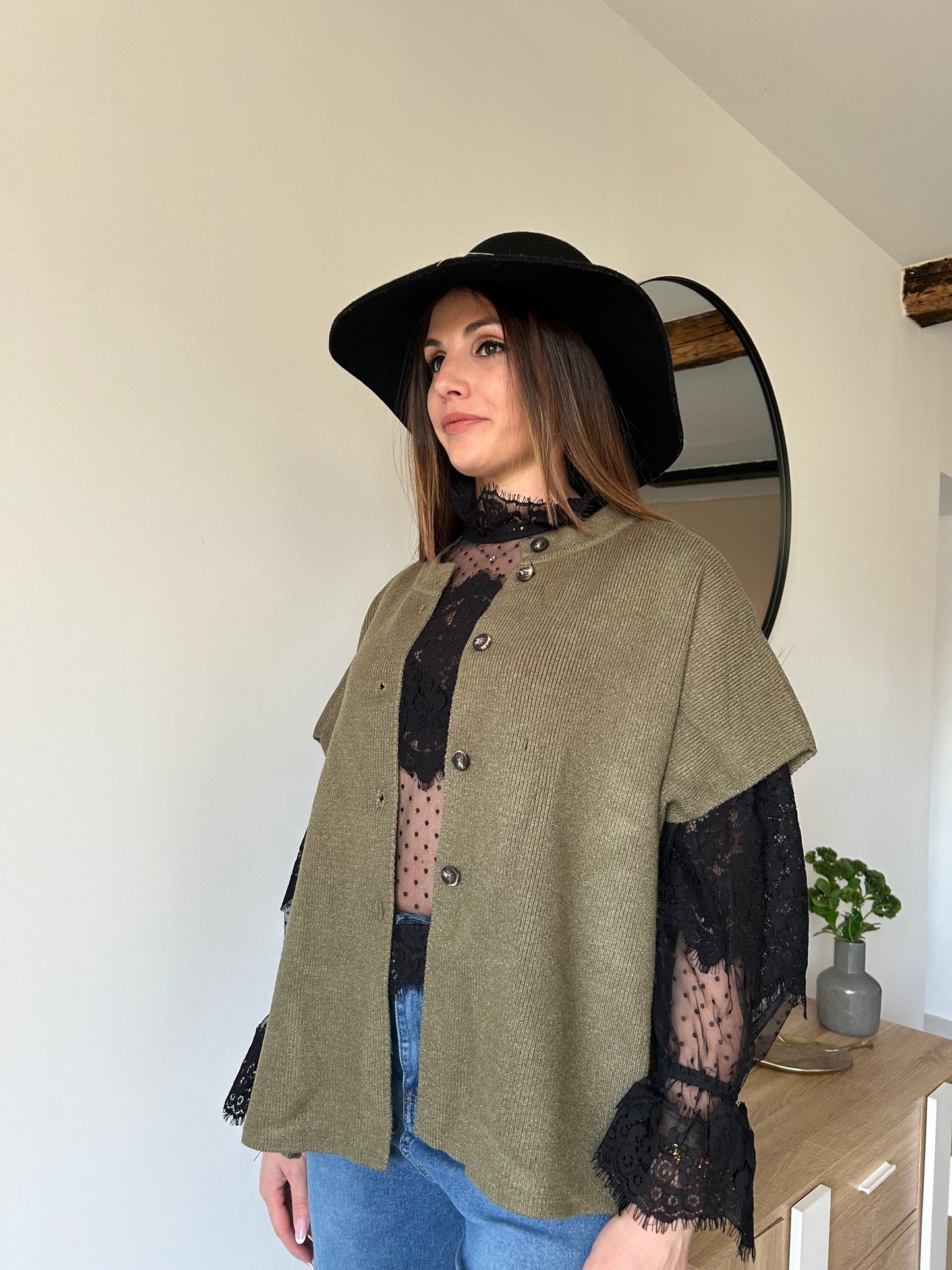 Gilet kaki Néo