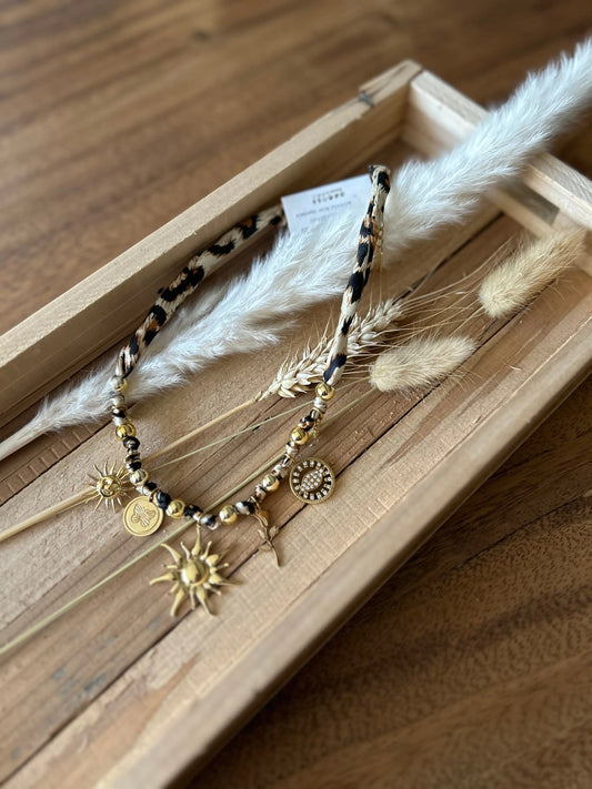 Collier tissu Solia Ma boutique
