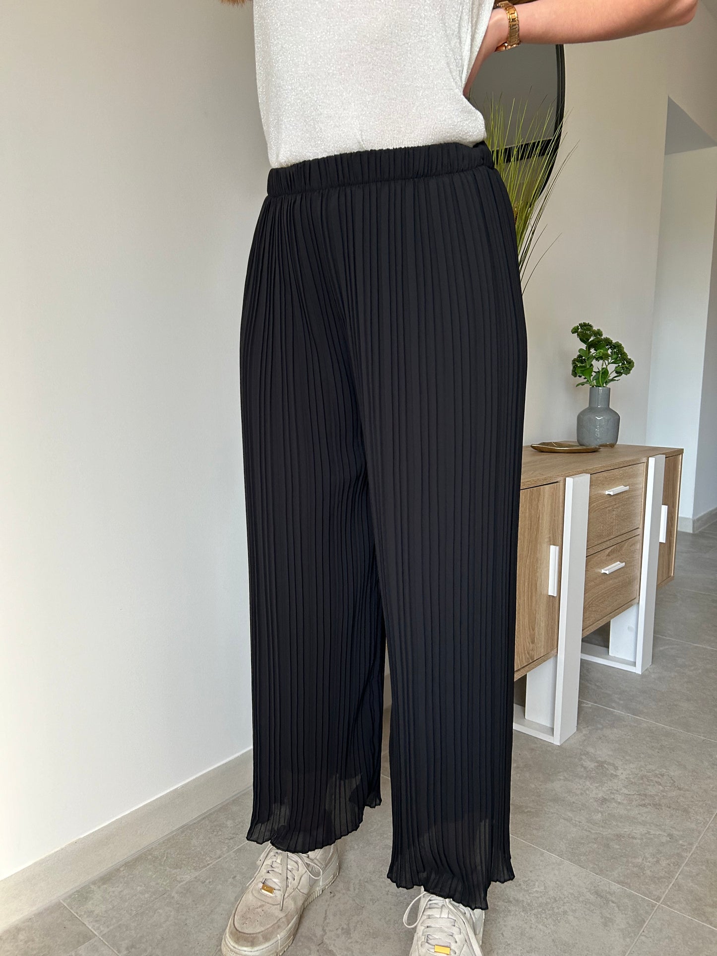 Pantalon fluide noir Romy