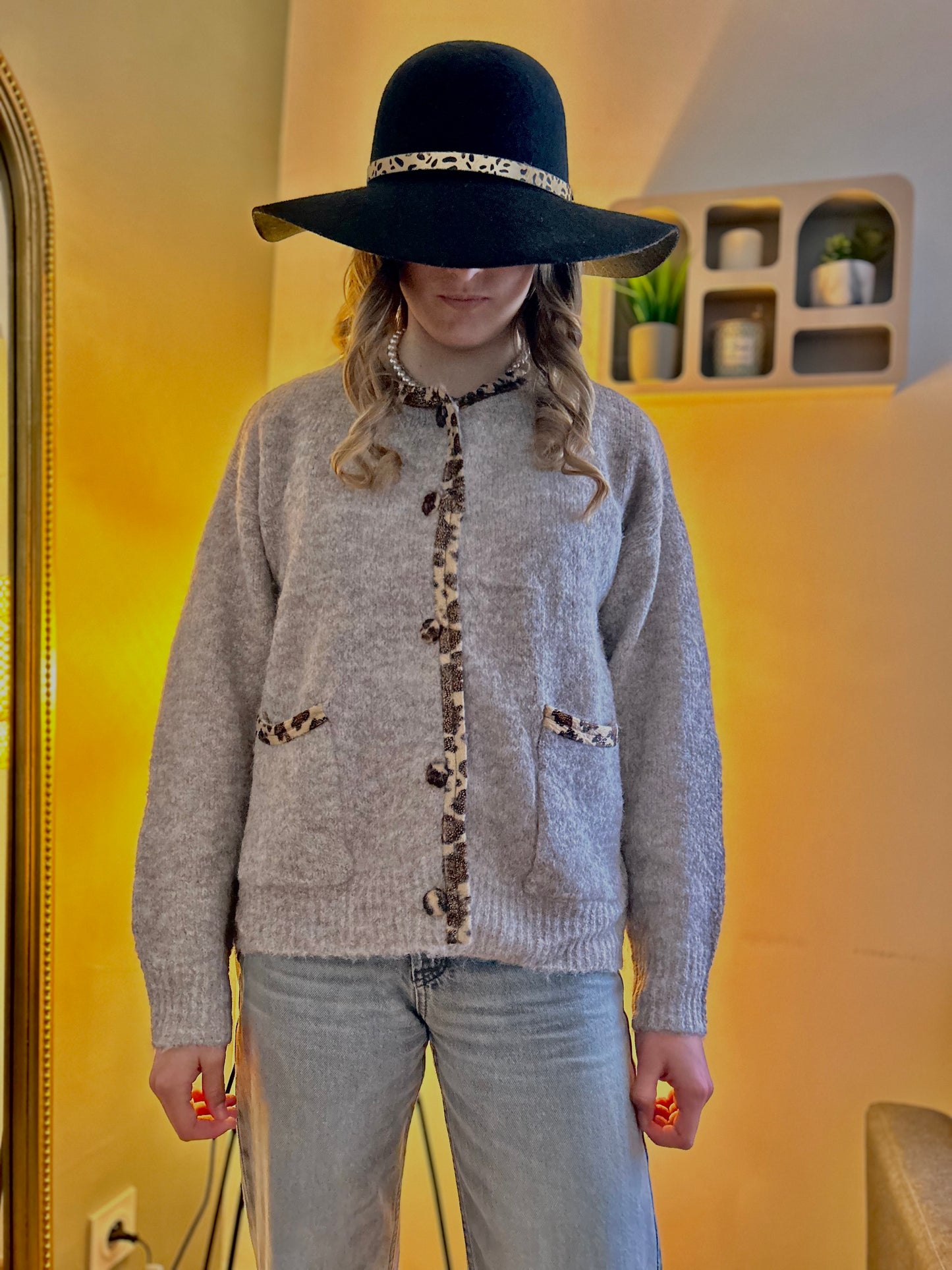 Gilet léopard Lya