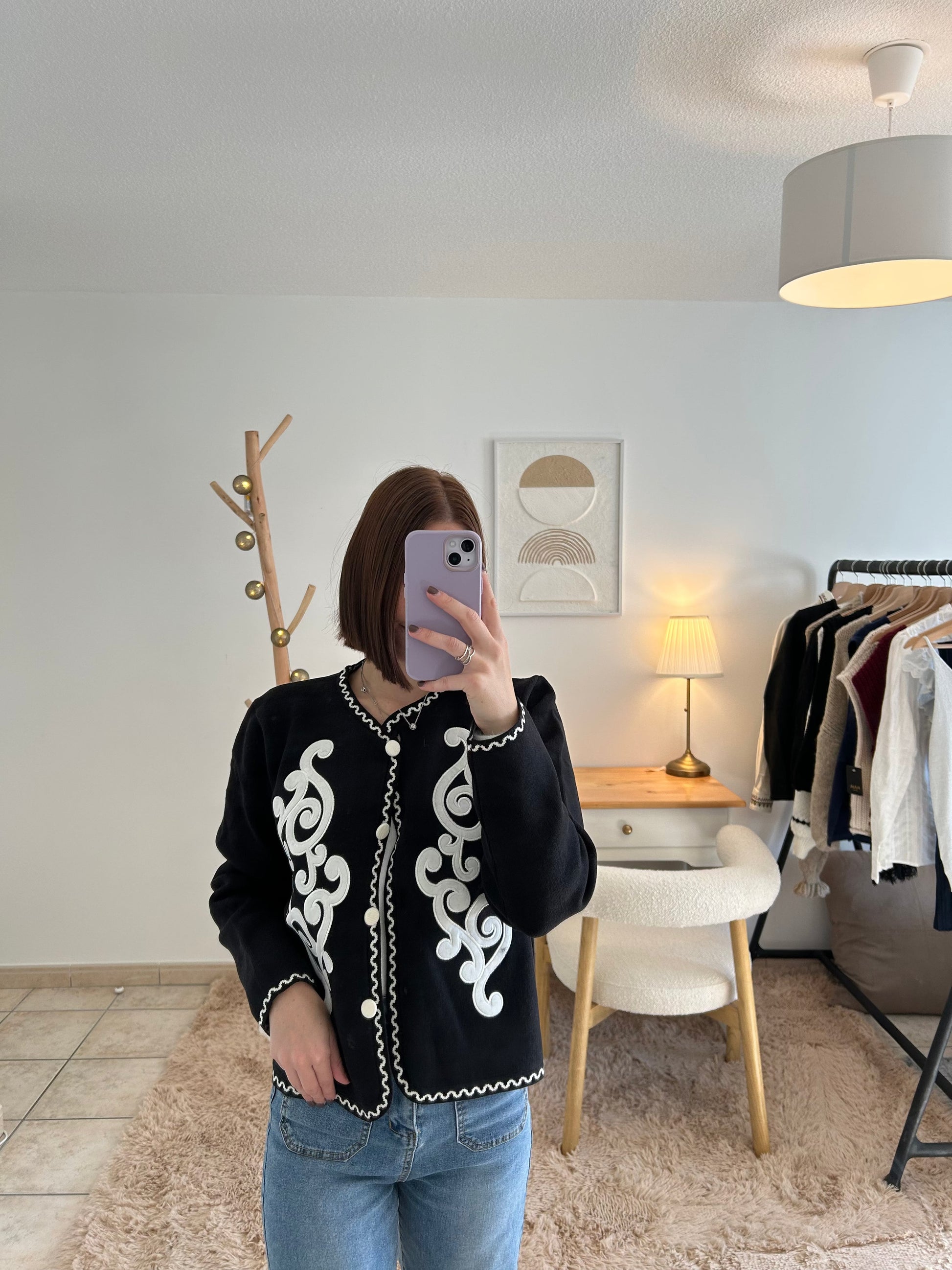 Veste noire Loa Ma boutique